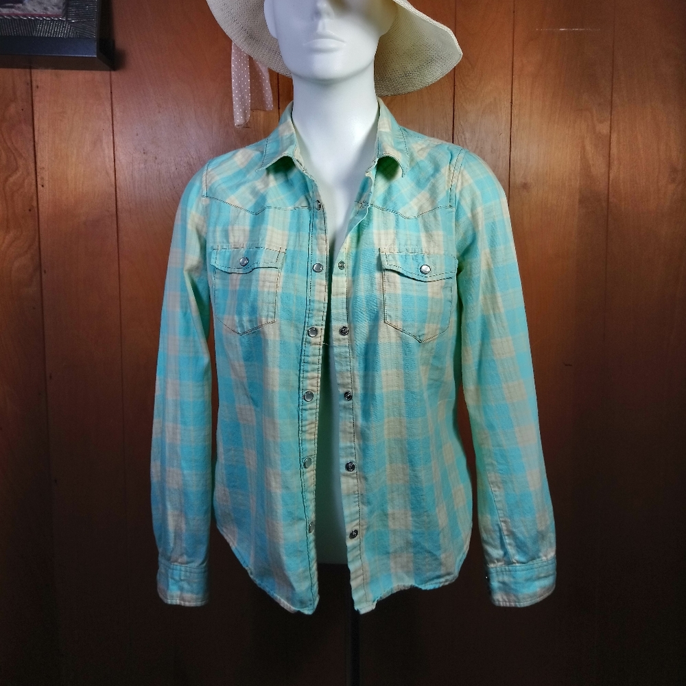 Forever 21 Long Sleeve Plaid Shirt